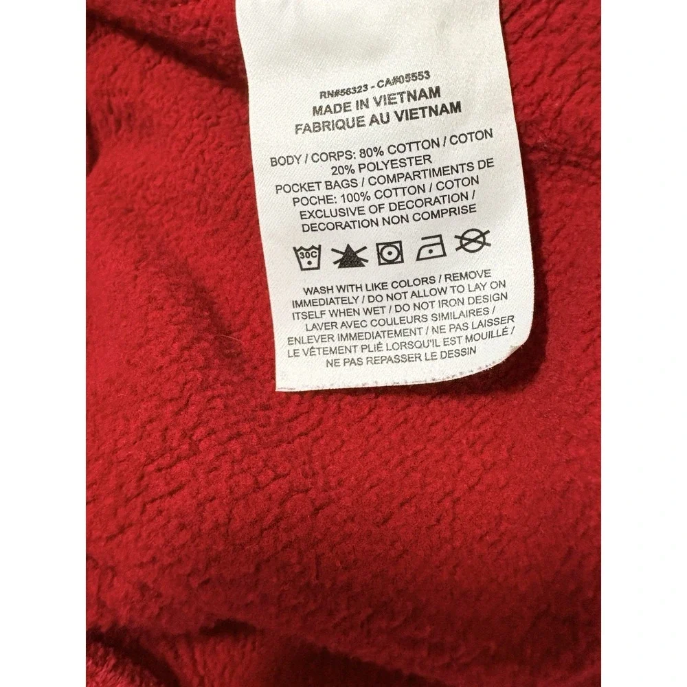 Jordan‎ Pants Essentials Fleece Mens MEDIUM Red Cotton Blend Joggers DQ7340-687
